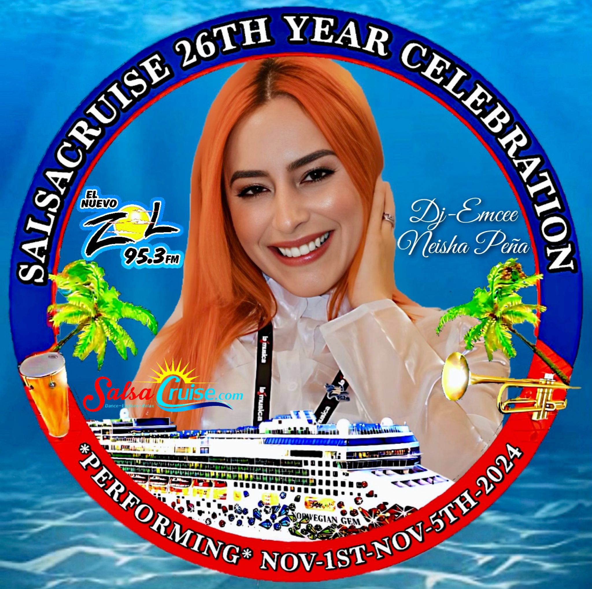 Salsa Cruise 2024 To Bahamas & Great Stirrup Ca SALSA CRUISE